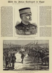 Com o contingente indiano no Egito